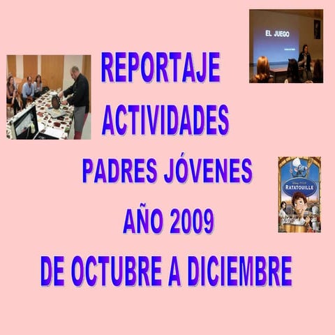 RESUMEN ACTIVIDADES OCT A DIC 09