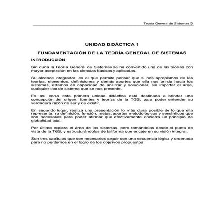 Resumen primera semana