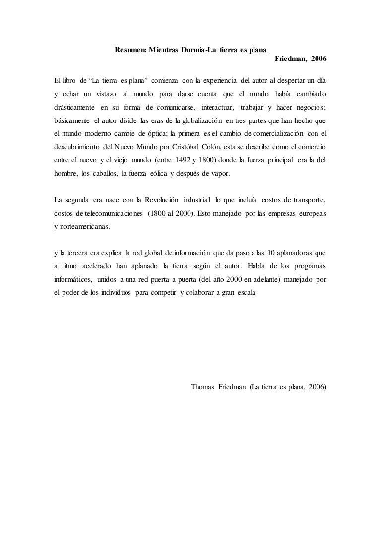 Resumenprimer Capitulo La Tierra Es Plana