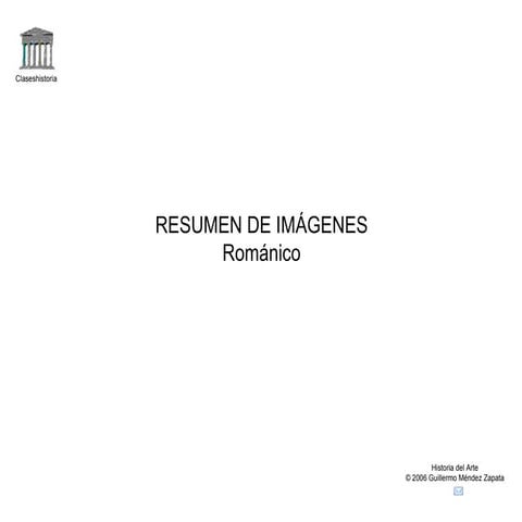Resumen del Románico