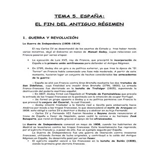 Resumen t 5 españa, fin del antiguo...