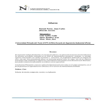 Resumen Teorico  Esfuerzo