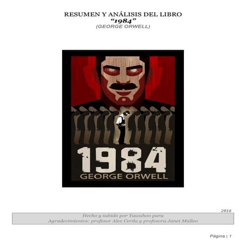 Resumen y análisis de 1984 (George Orwell)