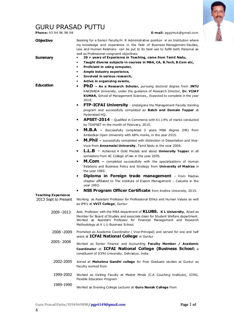 resume of assistant professor in management resume writing services boston