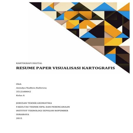 Resume paper visualisasi kartografis
