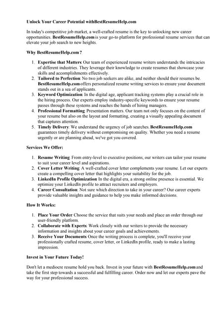 Resume Platform In todays competitive - Resumeplatform 240218125036 978c0153 Thumbnail 