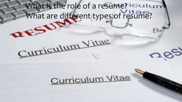Resume powerpoint