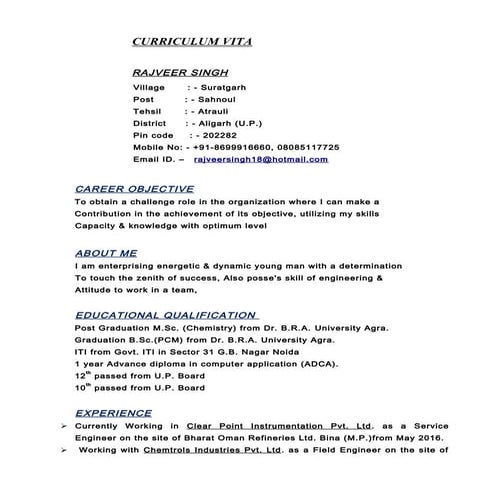 Metering Engineer_Resume | PDF