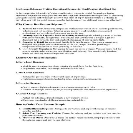 Resume Sample For Quality Manager. Invest in your