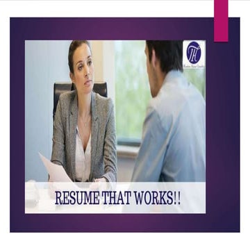 Resumes that work !!!