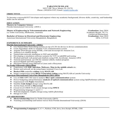 Resume tara linkedin 1 | PDF
