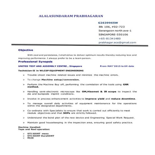 Prashant Resume | DOC