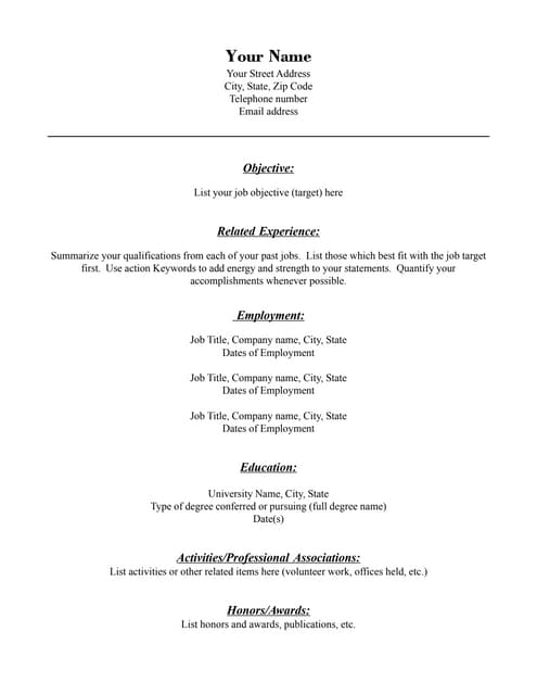 Resumetemplate3blank