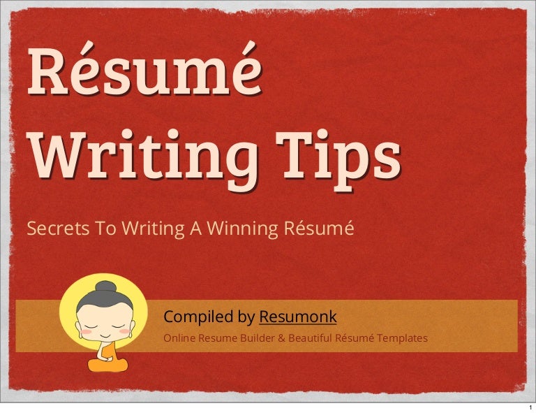 How To Write A Resume/CV - Resume Writing Tips