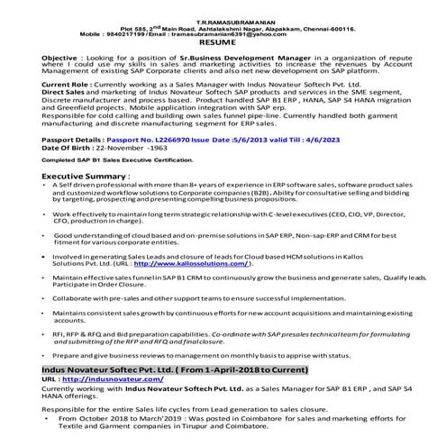 Resume trrs sap_bdm_2019