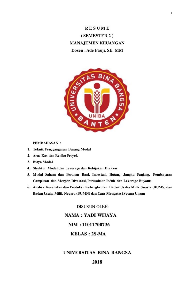 Resume Uas Akhir Semester 2