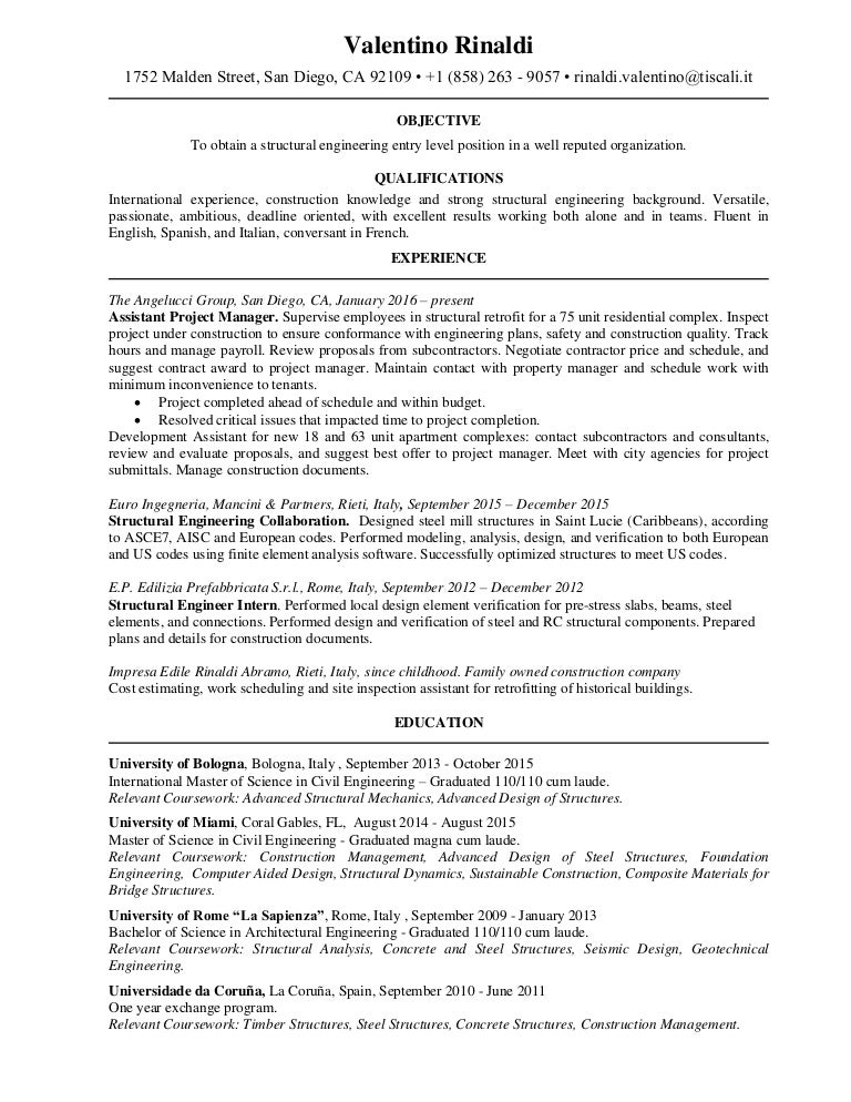 building inspector resumes