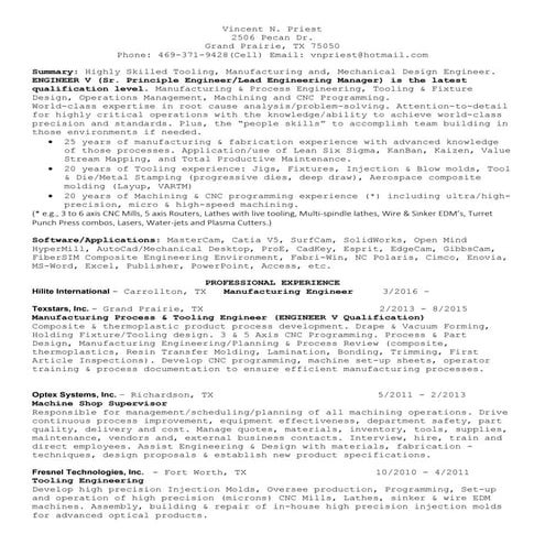Resume vincent priest 072016