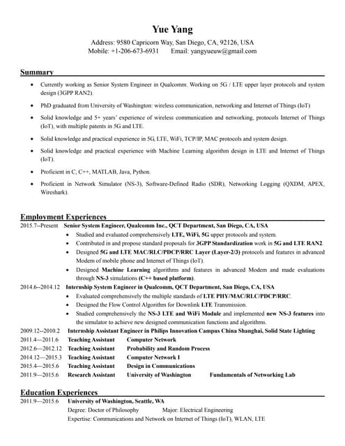 Erwin Kramer resume | PDF