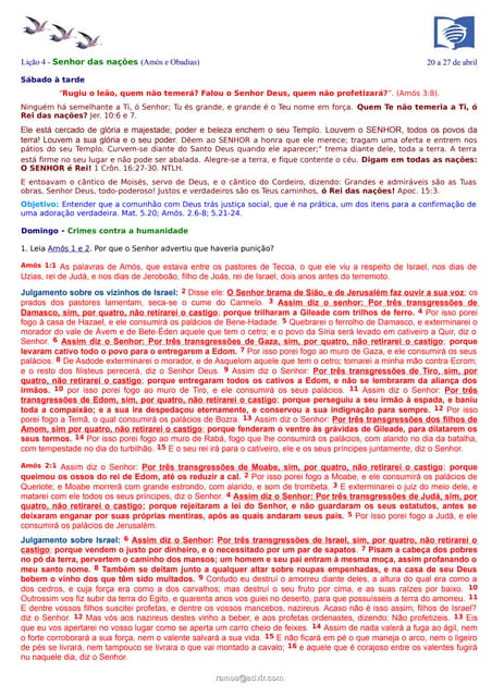 Senhor das nações_Resumo_422013