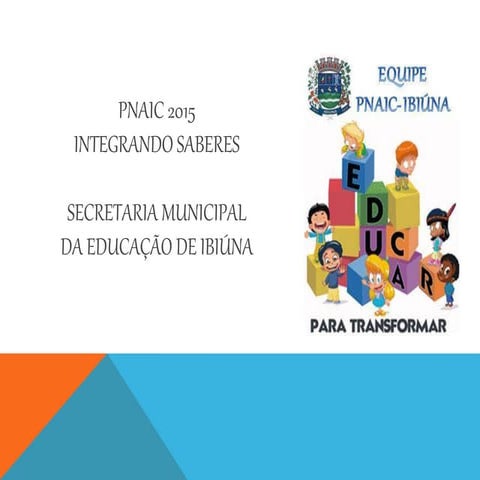 Resumo das ações PNAIC 2015