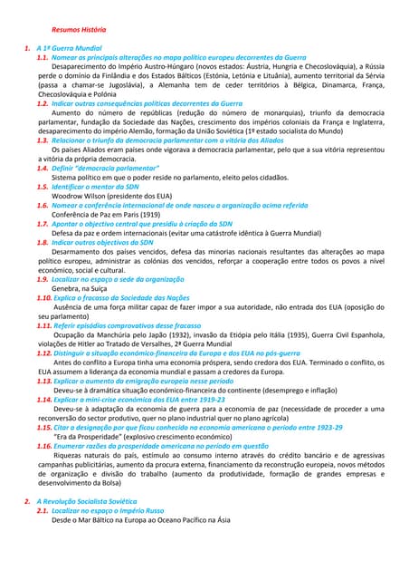 Resumos história (2º teste)