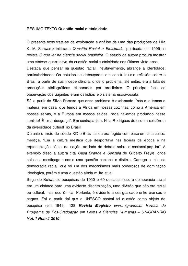A Questão Racial Era Critério Para Alguém Se Tornar Escravo