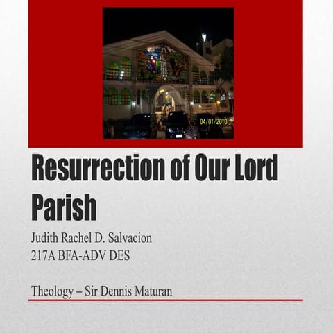 Resurrection of our lord parish1 | PPTX
