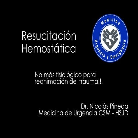 Resucitación Hemostática