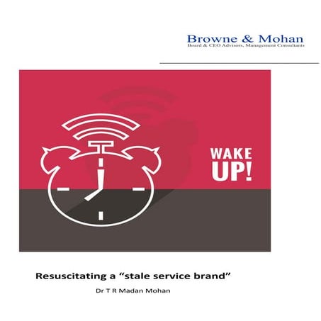 Resuscitating a stale service brand