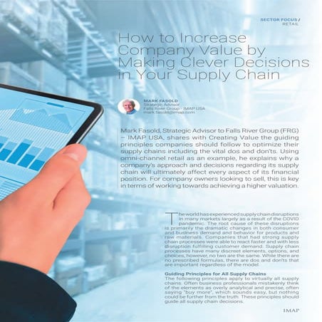 How to Increase Company Value by Making Clever Decisions in Your Supply Chain