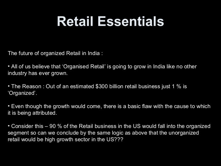 Retail Essentials Rajnish Kumar ITC