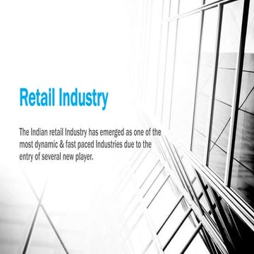 Retail industry