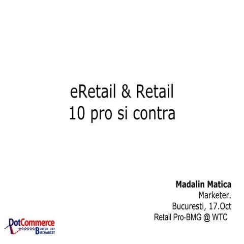 Retail Pro Dot Commerce 2007