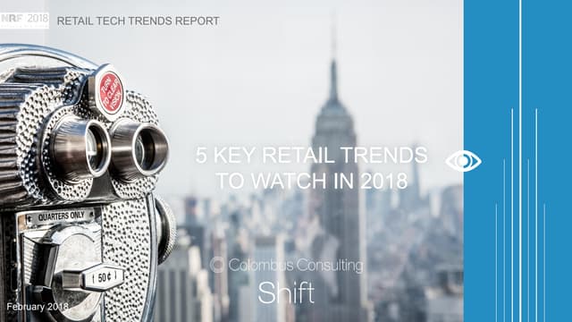 5 Key Retail Trends To Watch in 2018