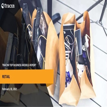 Tracxn - Retail - Top Business Models - Feb 2021