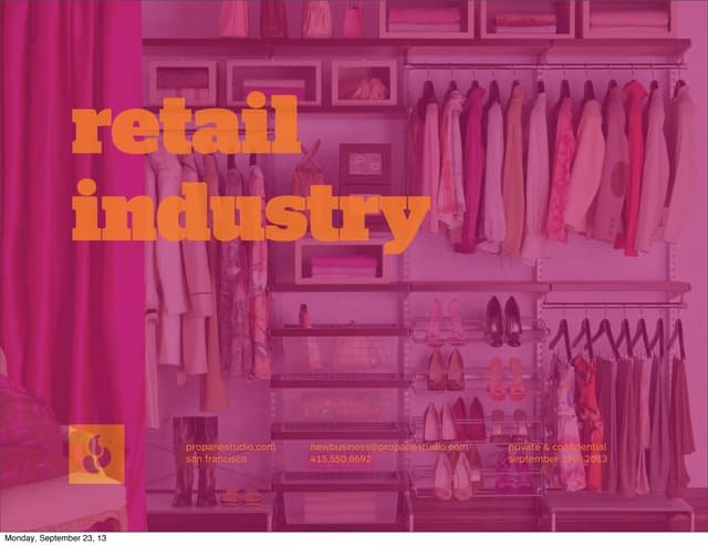 Retail Industry Analysis 2013