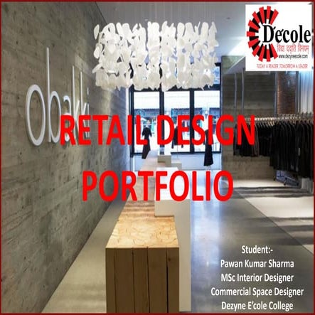 Retail design portfolioo pawan