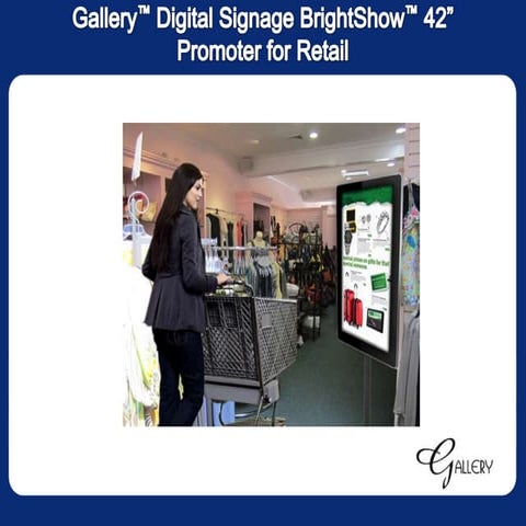 Retail digital signage merchandising applications