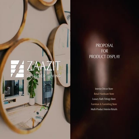 Retail display proposal zaazit | PDF