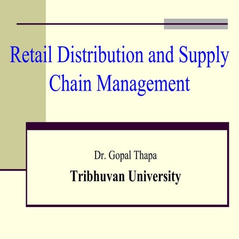 Retail distribution.ppt