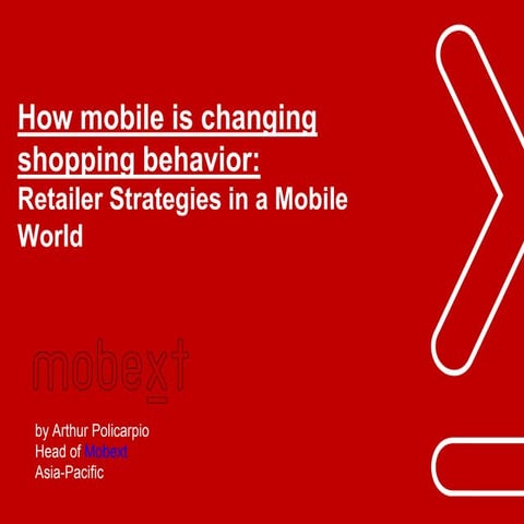 How Mobile is Changing Shopper Behaviors