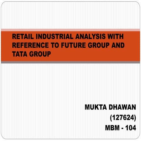 Retail industrial analysis