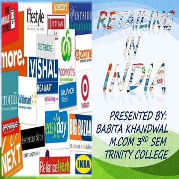 Retailing in India