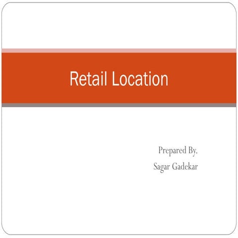 Retail location