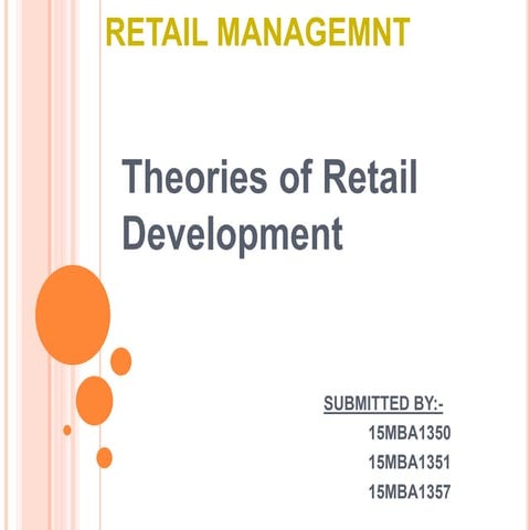 Retail development theories 