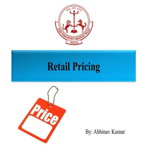 Retail pricing