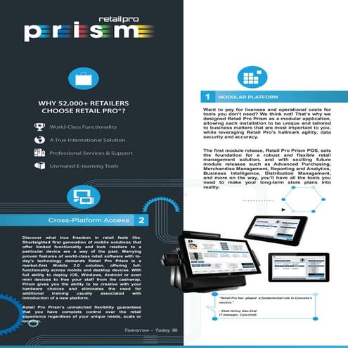 Retail pro prism mobile pos | PDF