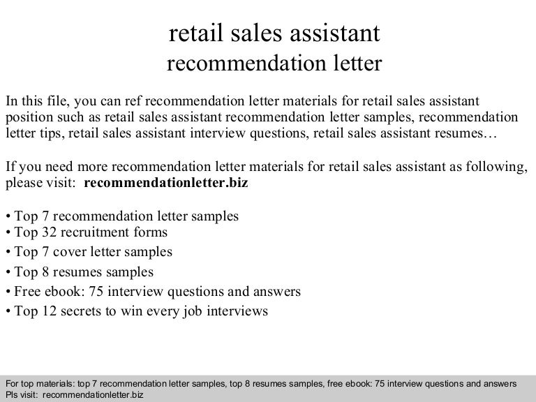 sales assistant resumes