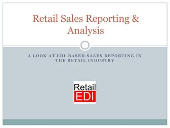 Retail sales reporting & analysis